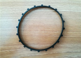 Os anéis de borracha redondos impermeáveis do silicone projetam a gaxeta preta da selagem